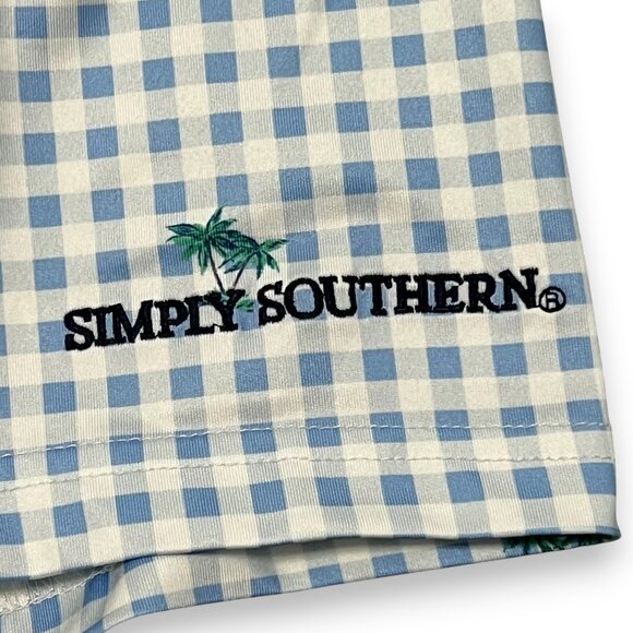 Simply Southern Men's Pattern Polo Size Medium - Picture 3 of 5